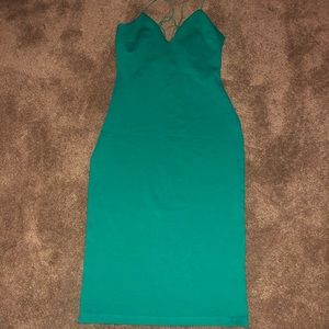 Fashion Nova Green Body Con dress